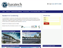 Tablet Screenshot of baratech.com.au